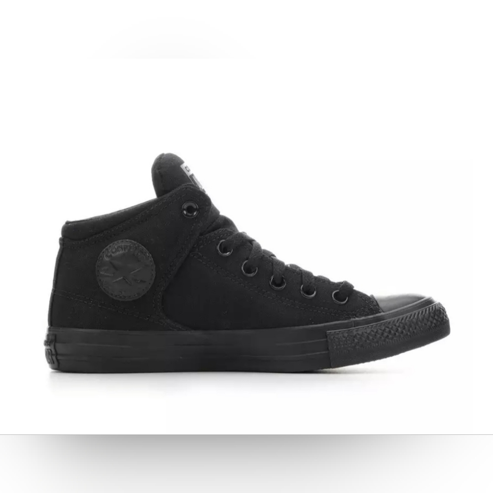 Chuck Taylor All Star Street High Top Converse Sneakers, W10/M8, Black